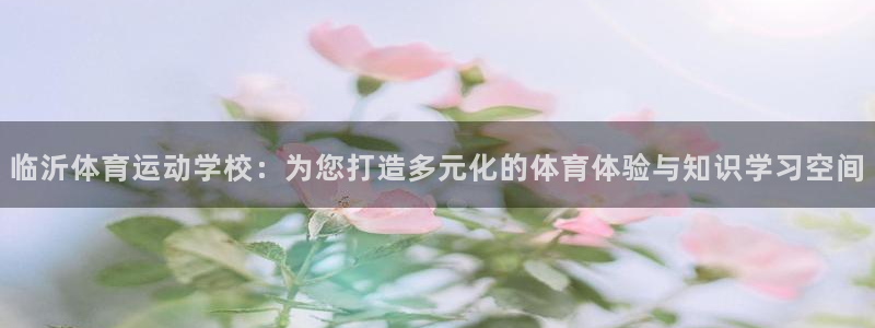 3377体育官方正版app新能源：临沂体育运动学校：